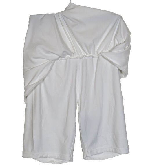 Halara SoftlyZero Airy Super High Waist 2-in-1 Cool Touch 7" Yoga Shorts White M - Picture 6 of 8